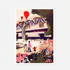 29.7 × 42 cm Poster - Rebaï - Le Parvis - Multicoloured - 40 Years of the Cité des sciences et de l'Industrie