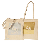 Tote bag or ou argent