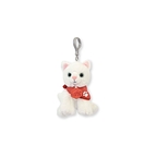 Spa Porte-Clé Peluche Chat Blanc