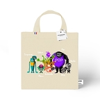 Mini Tote Bag Vanille Monstres